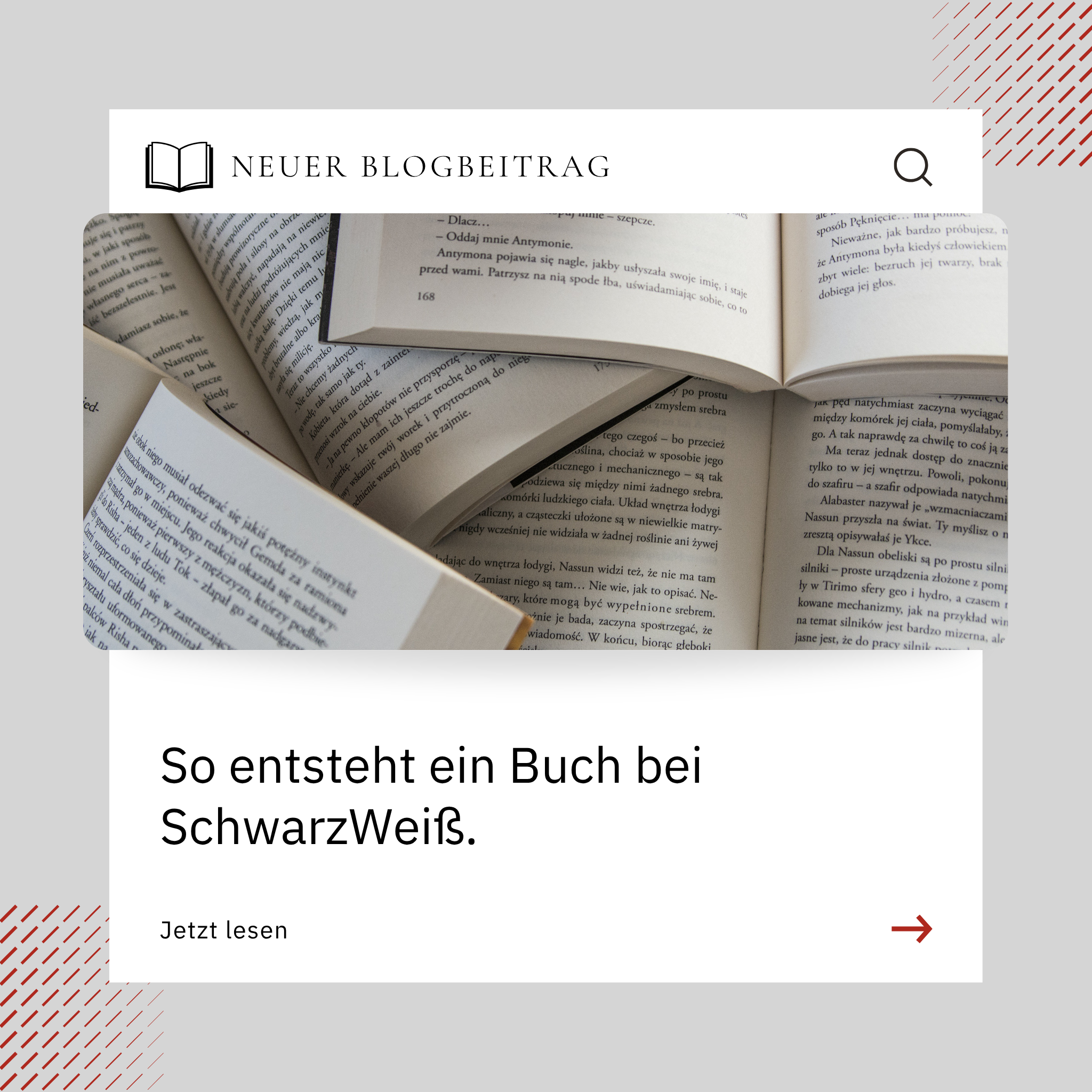 Hinter den Seiten: So entsteht ein Buch bei SchwarzWeiß